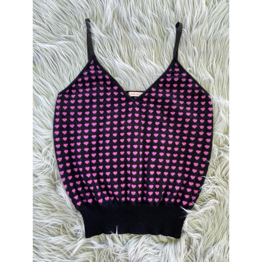 Dubai Cashmere Heart Sweater Camisole size XS